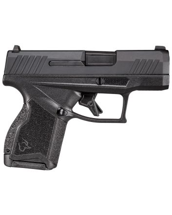 Taurus 1GX4M931 GX4Micro-Compact 9mm Luger 11+1 3.06" Satin Black DLC Barrel, Black Nitride Serrated Slide, Matte Stainless Steel Frame, Black Polymer w/Interchangeable Backstrap Grip Right Hand