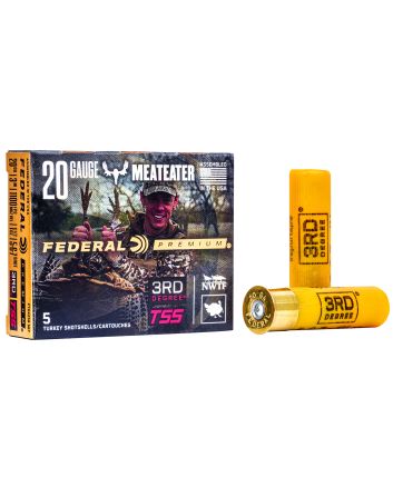 Federal PTDX258567 Premium 3rd Degree 20Gauge 3" 1 1/2oz 5/6/7Shot 5 Per Box/50 Case