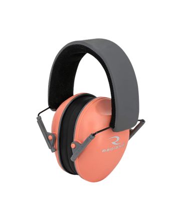 Radians LS0830CS Lowset Passive Muff 21 dB Over the Head Coral/Black Women 1 Pair