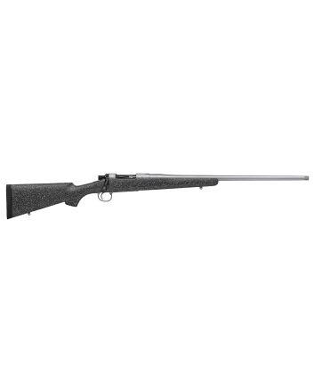 Nosler 40621 M2128 Nosler 3+1 24" Barrel, Stainless Steel Nitride Metal Finish, Gray Speckled Black All-Weather Epoxy Stock