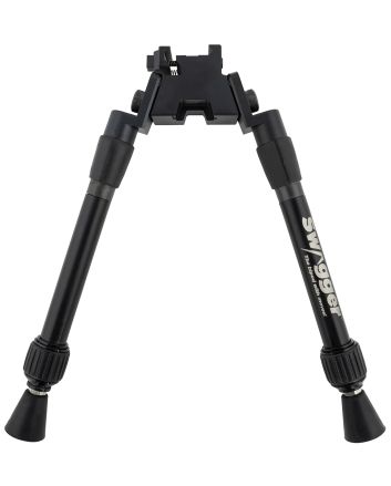 Swagger SWAGBPSEA12 Sea12 Extreme Angle Bipod with Black Finish, Picatinny Attachment &amp; 9-12" Vertical Adjustment
