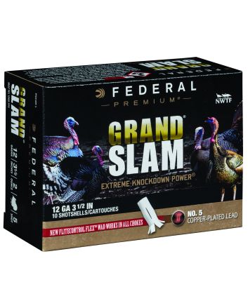 Federal PFCX139F5 Premium Grand Slam 12Gauge 3.50" 2oz 5Shot 10 Per Box/25 Case