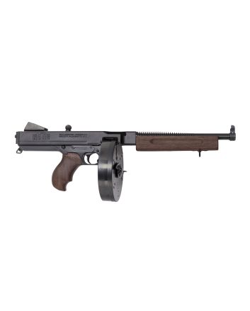 Thompson TA510D 1927A-1 Deluxe 45 ACP Caliber with 10.50" Barrel, 10+1 Capacity (Drum), Blued Metal Finish, Walnut Grip Right Hand