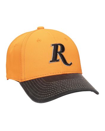 Outdoor Cap RM16A Remington Cap Polyester Twill Blaze/Black Structured OSFA