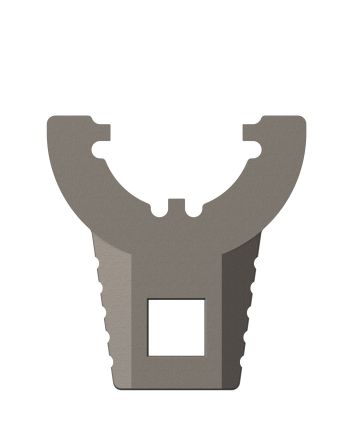 Real Avid AVMFTCNW Master -Fit Thin Castle Nut Wrench Titanium/Stainless Steel for AR-Platform