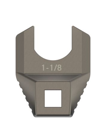 Real Avid AVMF118BNW Master -Fit Barrell Nut Wrench Titanium Titanium/Stainless Steel AR-Platform Free-Float Handle