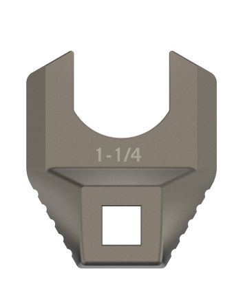 Real Avid AVMF114BNW Master -Fit Barrell Nut Wrench 1 1/4" Titanium Titanium/Stainless Steel AR-Platform Free-Float Handle