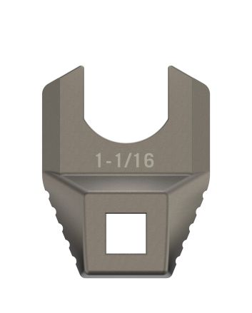 Real Avid AVMF1116BNW Master -Fit Barrell Nut Wrench 1 1/16" Titanium Titanium/Stainless Steel AR-Platform Free-Float Handle