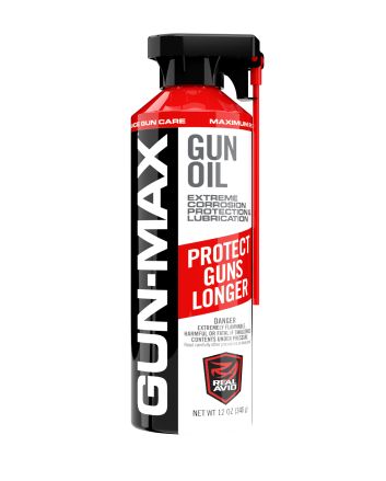 Real Avid AVMLP12A Gun-Max Gun Oil Cleans, Lubricates, Protects 12 oz Aerosol