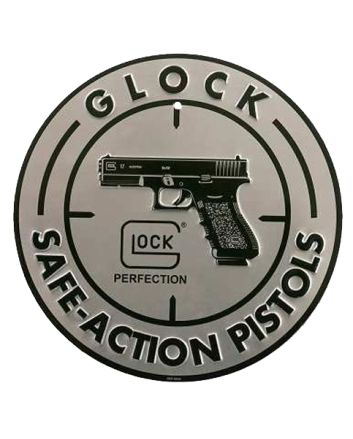 Glock AD00060 Safe ActionSilver/Black Aluminum 12"