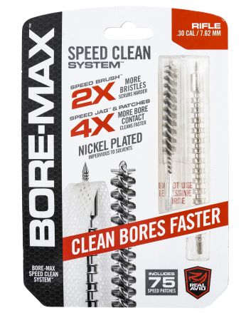 Real Avid AVBMSET30 Bore-Max Speed Clean Upgrade Set 7.62mm 30 Cal Rifle