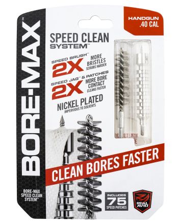 Real Avid AVBMSET40 Bore-Max Speed Clean Upgrade Set 40 Cal Pistol