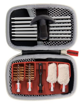 Real Avid AVGCK310S Gun Boss Cleaning Kit 12 Gauge &amp; 20 Gauge Shotgun/14 Pieces/Black Weather Resistant Nylon Case