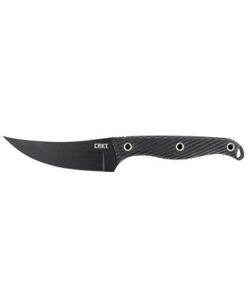 CRKT 2709 Clever Girl4.60" Fixed Plain Black Powder Coated SK-5 Steel Blade/ Black G10 Handle Includes Sheath