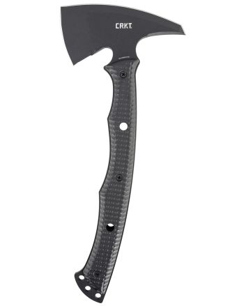 CRKT 2725 Kangee T-Hawk 2.93" Blade Axe w/Spike SK-5 Steel Blade Black Textured GRN Handle 13.75" Long Tomahawk w/Spike