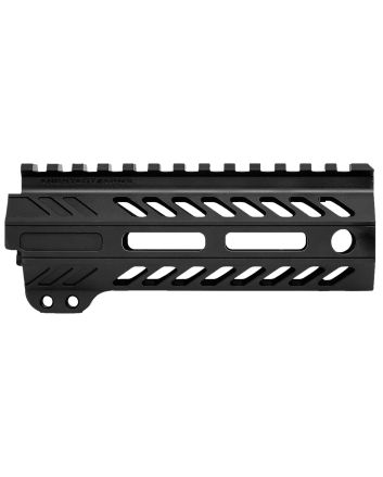 Angstadt Arms AA055HGMLT Ultra Light Handguardmade of Aluminum with Black Anodized Finish, M-LOK Style, Picatinny Rail &amp; 5.50" OAL for AR-15 Includes Hardware