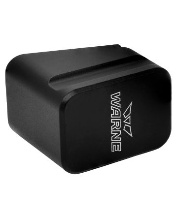 Warne MEG1754BLK Magazine Extensionmade of 6061-T6 Aluminum with Hardcoat Anodized Black Finish for Glock 17, 22 Magazines (Adds 5rds 9mm Luger, 4rds 40 S&amp;W)