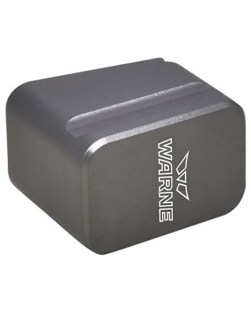 Warne MEG1754GR Magazine Extensionmade of 6061-T6 Aluminum with Hardcoat Anodized Gray Finish for Glock 17, 22 Magazines (Adds 5rds 9mm Luger, 4rds 40 S&amp;W)