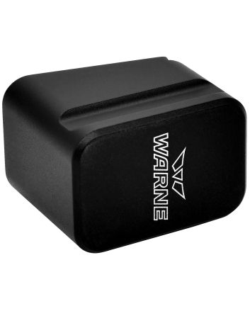 Warne 3126 Magazine Extensionmade of 6061-T6 Aluminum with Hardcoat Anodized Black Finish for Glock 19, 23 Magazines (Adds 5rds 9mm Luger, 4rds 40 S&amp;W)