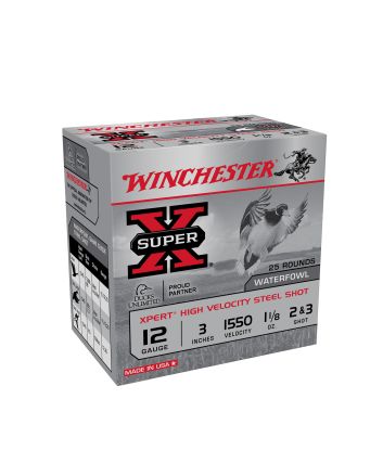 Winchester Ammo WEX12323 Super X Xpert 12Gauge 3" 1 1/8oz 2/3Shot 25 Per Box/10 Case