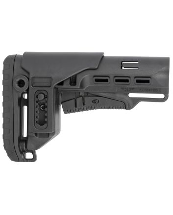 NcStar VG087042 Tactical PCP42 Mil-Spec Stock Black Synthetic Collapsiblew/Adj Cheekpiece