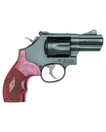 Smith &amp; Wesson 13323 Model 19 Performance Center Carry Comp 357 Mag or 38 S&amp;W Spl +P Blued Carbon Steel 2.50" PowerPortBarrel, 6rd Cylinder &amp; K-Frame, Tritium Front Night Sight, Custom Wood Grip