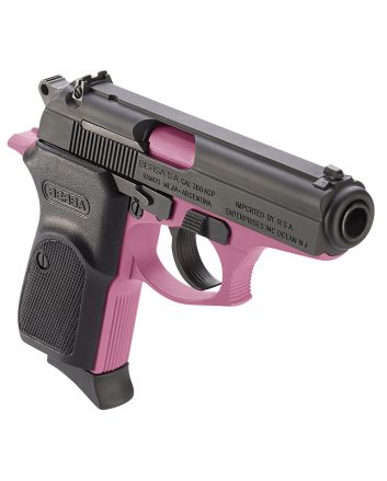 Bersa T380PNK8 ThunderMicro-Compact Frame 380 ACP 8+1 3.50" Pink Cerakote Steel Barrel, Matte Black Serrated Steel Slide, Pink Cerakote Aluminum Frame