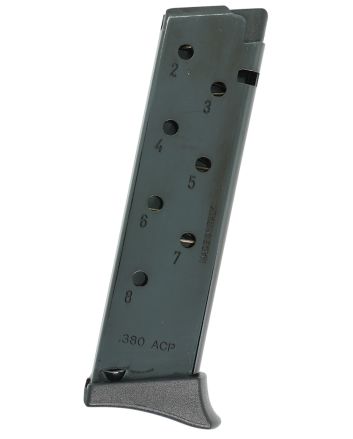 Bersa THUN380BLMAGFR Thunder8rd 380 ACP Black Steel