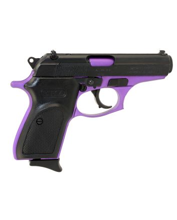 Bersa T380PRP8 ThunderMicro-Compact Frame 380 ACP 8+1, 3.50" Purple Cerakote Steel Barrel, Matte Black Serrated Steel Slide, Purple Cerakote Aluminum Frame