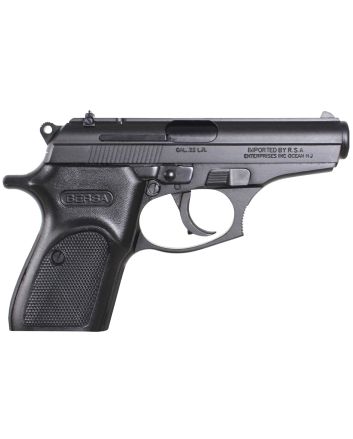 Bersa T22M ThunderMicro-Compact Frame 22 LR 10+1, 3.50" Black Steel Barrel, Matte Black Serrated Slide, Matte Black Aluminum Frame w/Beavertail