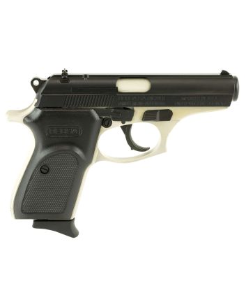 Bersa T22DT ThunderMicro-Compact Frame 22 LR 10+1 3.50" Nickel Steel Barrel, Matte Black Serrated Slide, Nickel Aluminum Frame w/Beavertail