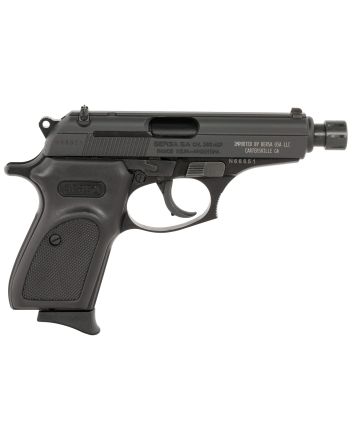 Bersa T380M8X ThunderMicro-Compact Frame 380 ACP 8+1 3.50" Black Steel Threaded Barrel, Matte Black Steel Serrated Slide, Matte Black Aluminum Frame, Black Rubber Grip, Right Hand