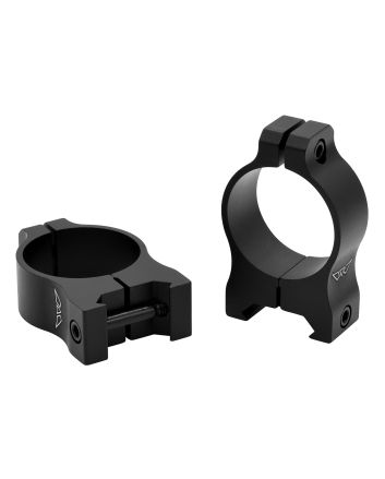 Warne V414M Scope Rings Vapor Matte Black 30mm Medium