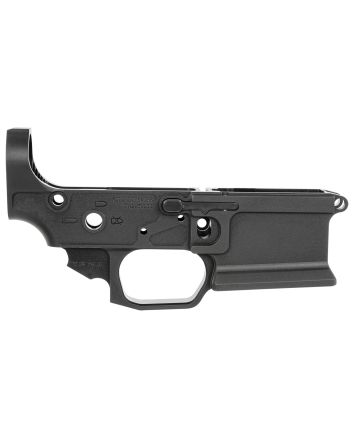 Sharps Bros SBLR08F Livewire Stripped Lower Multi-Caliber 7075-T6 Aluminum w/Black Anodized Finish Compatible w/Mil-Spec Internal Parts