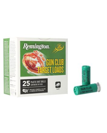Remington Ammunition 20241 Gun Club12Gauge 2.75" 1oz 8Shot 25 Per Box/10 Case