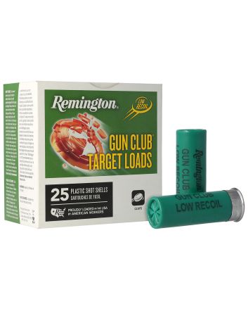 Remington Ammunition 20243 Gun Club12Gauge 2.75" 1 1/8oz 8Shot 25 Per Box/10 Case
