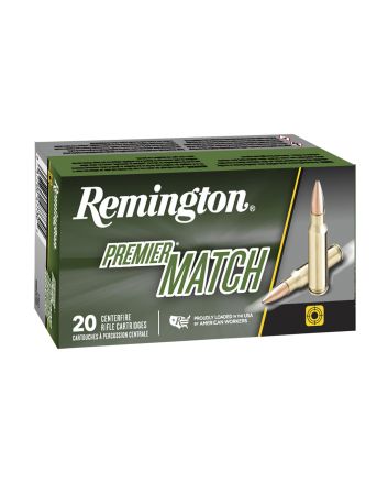 Remington Ammunition 21201 Premier Match 224Valkyrie 90gr Sierra MatchKing BTHP 20 Per Box/10 Case