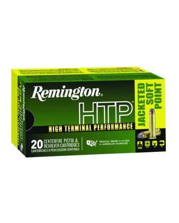 Remington Ammunition 23000 HTP41RemMag 210gr Jacketed Soft Point 20 Per Box/25 Case