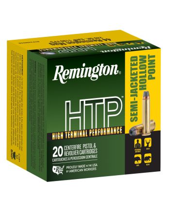 Remington Ammunition 23010 HTP44RemMag 240gr Semi Jacketed Hollow Point 20 Per Box/25 Case