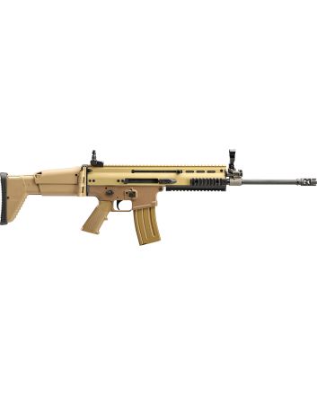 FN 985012 SCAR 16s NRCH 5.56x45mm NATO 16.25" Barrel, 30+1, Flat Dark Earth Anodized Receiver, FDE Telescoping Side-Folding Stock With Adjustable Cheekpiece, Optics Ready