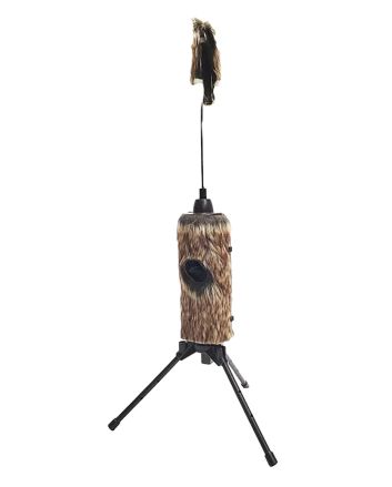 Mojo Outdoors HW2508 Fuzzy CritterPredator Species Brown Features Built-In Tripod
