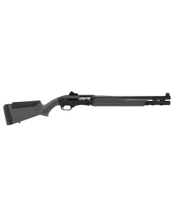 Savage Arms 57787 Renegauge Security Full Size 12 Gauge Semi-Auto 3" 6+1 18.50" Black Melonite Carbon Steel Barrel, Matte Black Aluminum Receiver, Adjustable Matte Gray Synthetic Stock, Right Hand