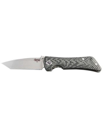 Southern Grind SG06050008 Spider Monkey3.25" Folding Tanto Plain Satin S35VN SS Blade, 4.19" Black Textured Carbon Fiber Handle, Includes Pocket Clip