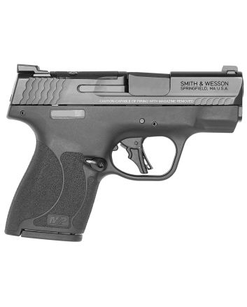 Smith &amp; Wesson 13559 M&amp;P Shield Plus Micro-Compact Frame 9mm Luger 10+1, 3.10" Black Armornite Stainless Steel Barrel &amp; Optic Cut/Serrated Slide, Matte Black Polymer Frame, Tritium Night Sights