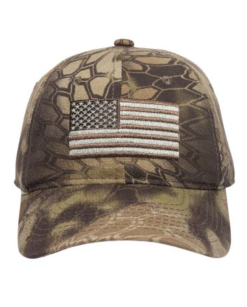 Outdoor Cap 120159-1-8 USA FlagKryptek Highlander Adjustable Snapback OSFA Unstructured