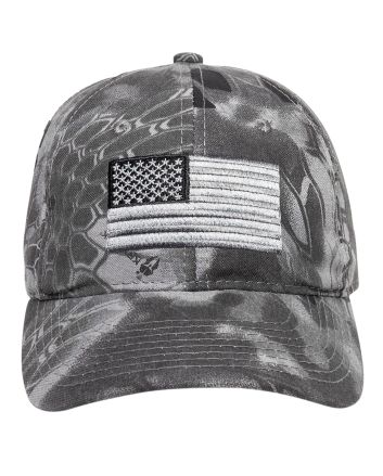 Outdoor Cap 120159-3-3 USA FlagKryptek Raid Hook &amp; Loop OSFA Unstructured