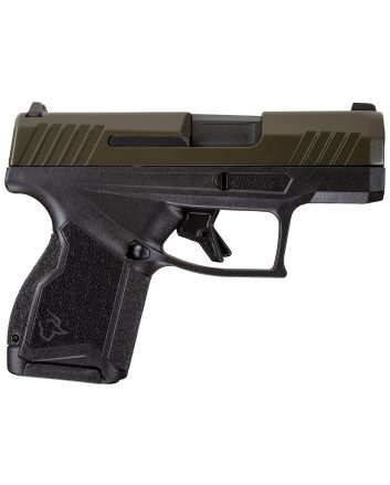 Taurus 1GX4M93B GX49mm Luger 11+1 3.06" Black Stainless Steel Barrel, Mil-Spec Green Cerakote Serrated Steel Slide, Black Polymer Frame, Black w/Interchangeable Backstrap Grip, Manual/Trigger Safety