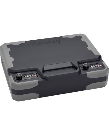 Hornady 95260 TrekLite Lock Box XXL Combination Key Entry Black Holds 2 Handguns Polycarbonate
