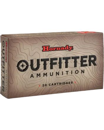 Hornady 814874 Outfitter6.5Creedmoor 120gr Copper Alloy eXpanding 20 Per Box/10 Case
