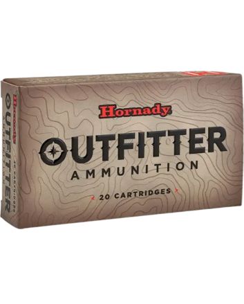 Hornady 822124 Outfitter300WthbyMag 180gr Copper Alloy eXpanding 20 Per Box/10 Case